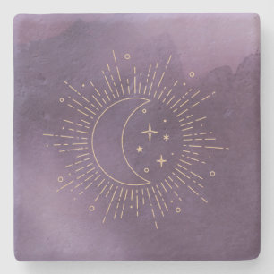 Posavasos De Piedra Sol y Luna