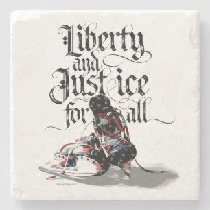 Posavasos De Piedra Sólo Hielo Para Todos (Hockey)