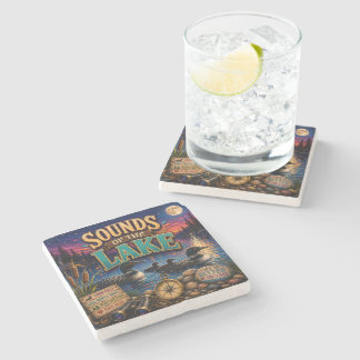 Posavasos De Piedra Sonidos del Lago