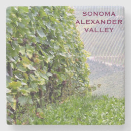 Posavasos De Piedra Sonoma Alexander Valley Marble Stone Coaster