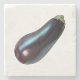 Posavasos De Piedra Soporte de piedra de berenjena