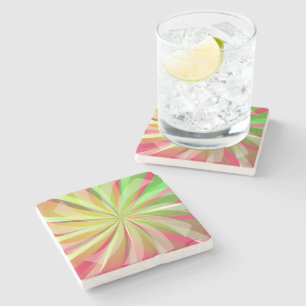 Posavasos De Piedra Soporte de Piedra - Multicolor
