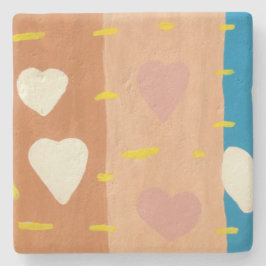 Posavasos De Piedra Soporte de piedra Wind of Love