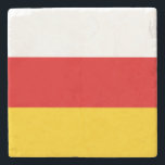 Posavasos De Piedra South Ossetia Flag<br><div class="desc">Patriotic flag of South Ossetia.</div>