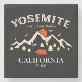 Posavasos De Piedra Souvenirs de montaña del Parque Nacional Yosemite