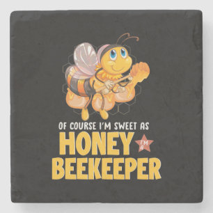 Posavasos De Piedra Soy Dulce Como Abeja De Miel
