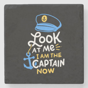 Posavasos De Piedra Soy El Capitán Que Ahora Bota El Regalo Del Capitá