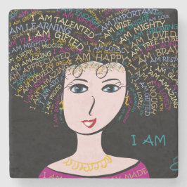 POSAVASOS DE PIEDRA "SOY" SEÑORA