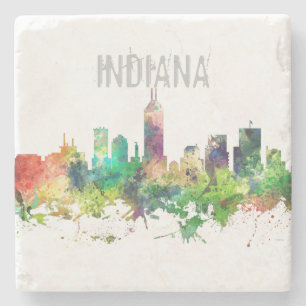 POSAVASOS DE PIEDRA SP DEL HORIZONTE DE INDIANAPOLIS, INDIANA -