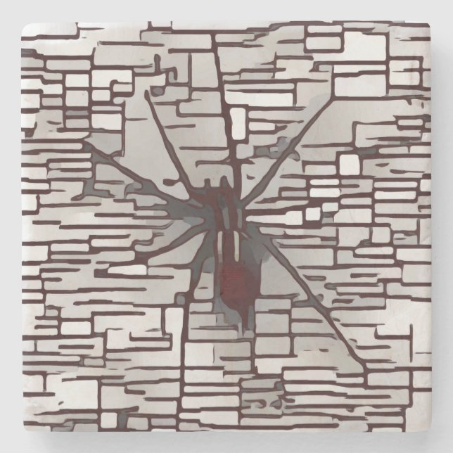 Posavasos De Piedra Spider Coaster (Anverso)