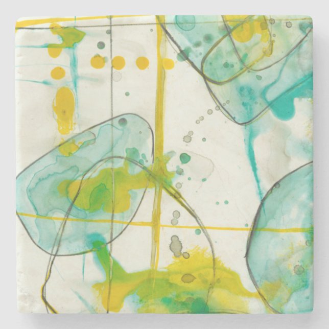 Posavasos De Piedra Splish Splash I (Anverso)