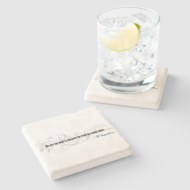 Posavasos De Piedra St. Augustine (Lateral)