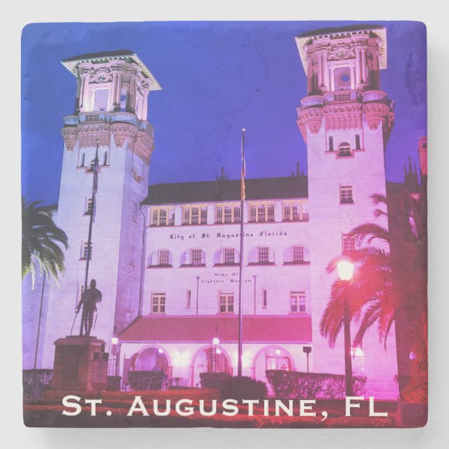 Posavasos De Piedra St. Augustine, FL - Hotel Alcazar (Anverso)