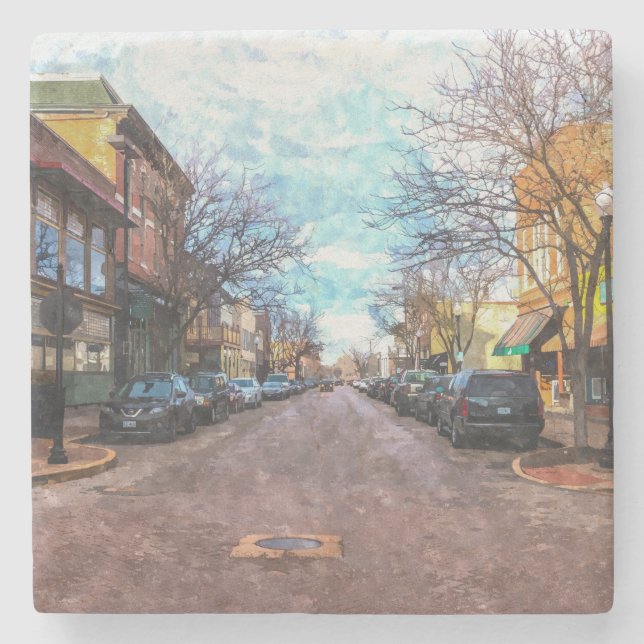 Posavasos De Piedra St Charles Main St Painterly (Anverso)
