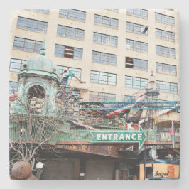 Posavasos De Piedra St. Louis, entrada al museo, San Luis