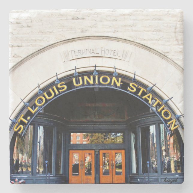 Posavasos De Piedra St. Louis, Union Station Saint Louis (Anverso)