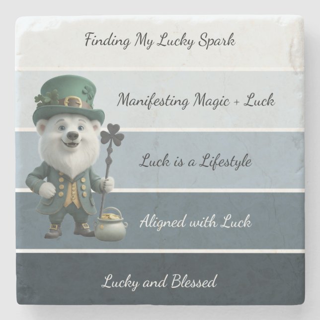 Posavasos De Piedra St. Patrick’s Affirmation (Anverso)