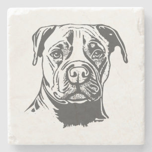 Posavasos De Piedra Staffordshire Bull Terrier