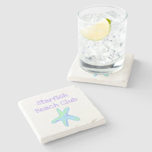Posavasos De Piedra Starfish Beach Club Square