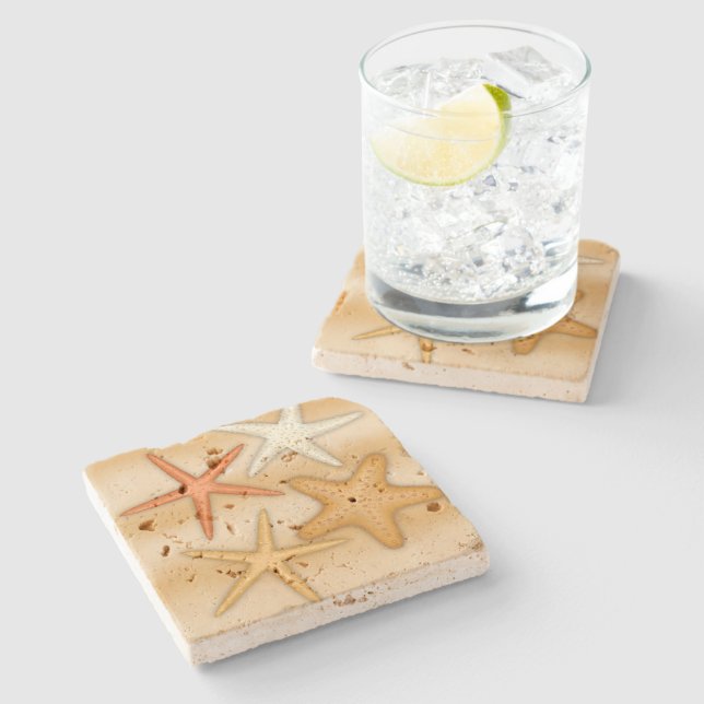 Posavasos De Piedra Starfish Stone Coaster (Lateral)