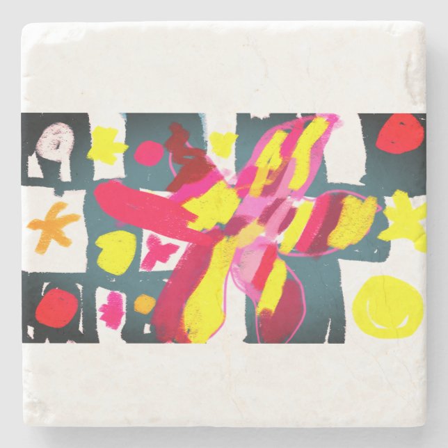 Posavasos De Piedra Starfish  style  (Anverso)