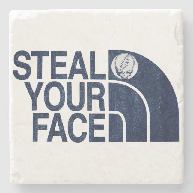 Posavasos De Piedra Steal Your Face Stone Coaster (Anverso)