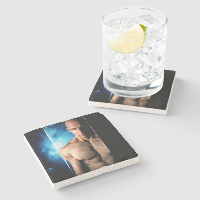 Posavasos De Piedra Step Out stone coaster (Lateral)