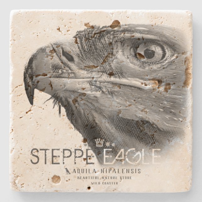 Posavasos De Piedra Steppe Eagle ストーンコースター (Anverso)