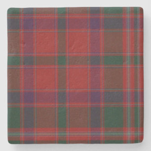 Posavasos De Piedra Stewart Clan Tartan Plaid Stone Coaster