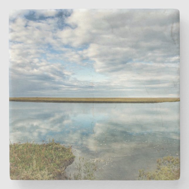 Posavasos De Piedra Stiffkey en la costa Norfolk (Anverso)