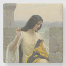 Stitching the Standard Flag (Mujer medieval)