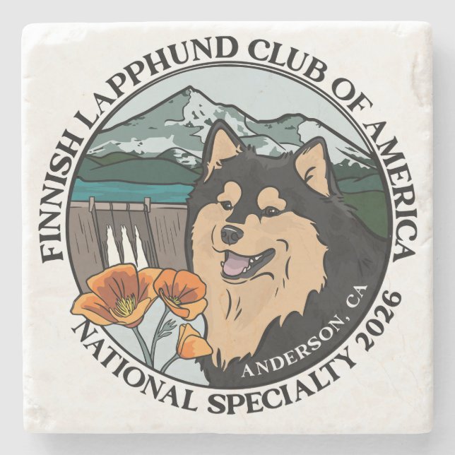 Posavasos De Piedra Stone Coaster Color (Anverso)