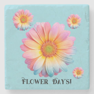 Posavasos De Piedra Stone Coaster (Día de las Flores)