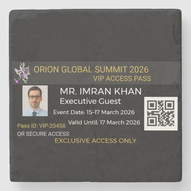 Posavasos De Piedra Stone Coasters | Marble | Photo | Monogram (Anverso)