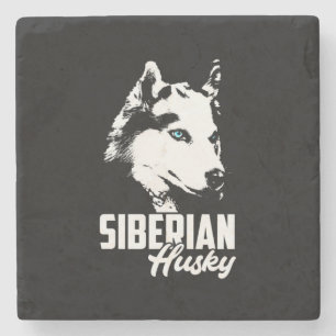 Posavasos De Piedra Strong Husky Siberian