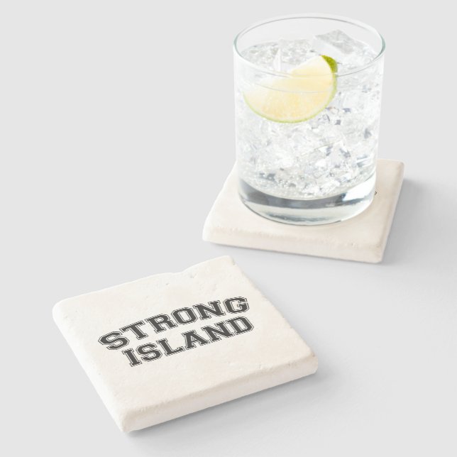 Posavasos De Piedra Strong Island, NYC, EE.UU. (Lateral)