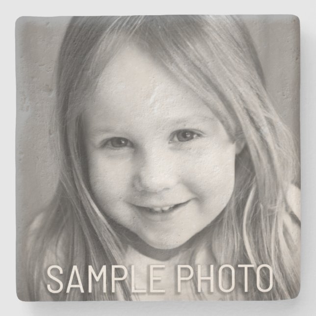 Posavasos De Piedra Su imagen de encargo (Anverso)