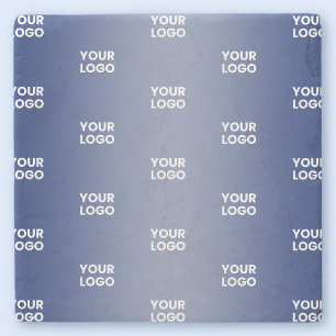 Posavasos De Piedra Su logotipo Logotipo de repetición simple Gradient