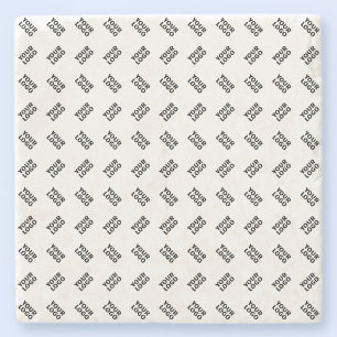 Posavasos De Piedra Su logotipo   Patrón de repetición alternativo sim