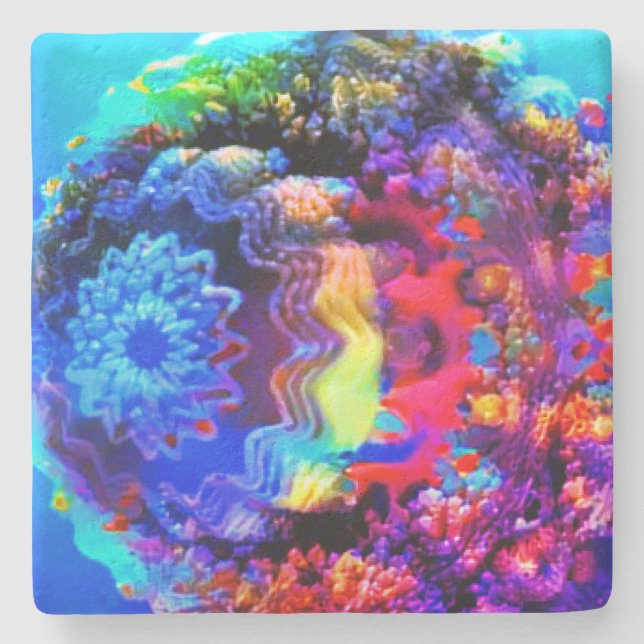 Posavasos De Piedra Subacuático (Anverso)