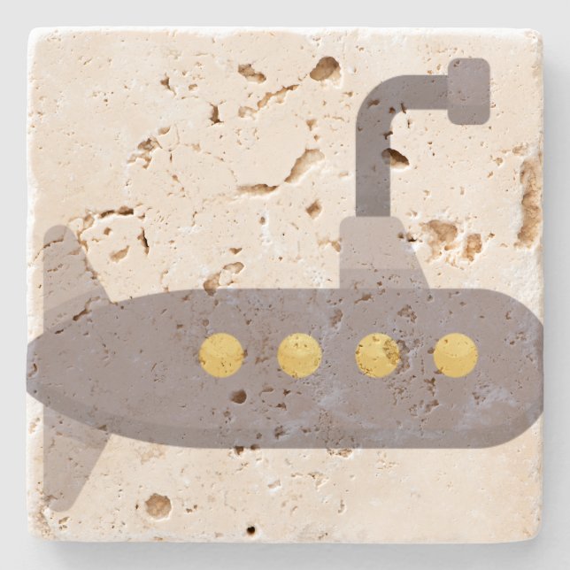 Posavasos De Piedra submarino (Anverso)