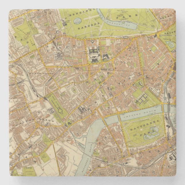 Posavasos De Piedra Sudoeste de Londres (Anverso)