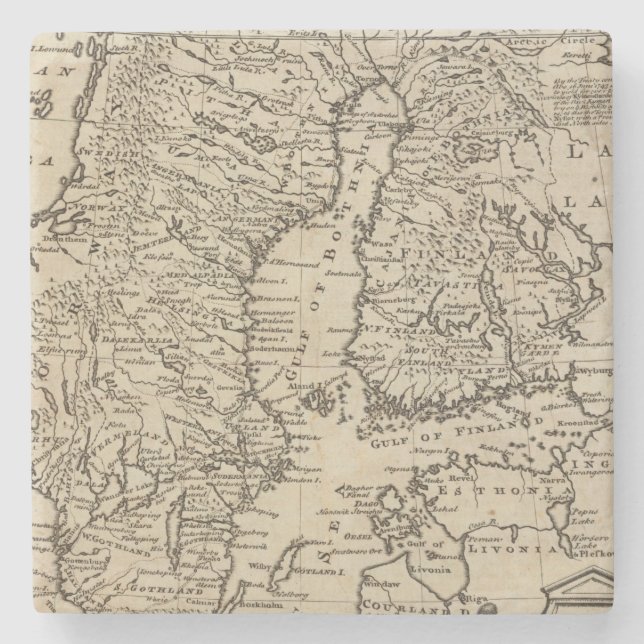 Posavasos De Piedra Suecia (Anverso)