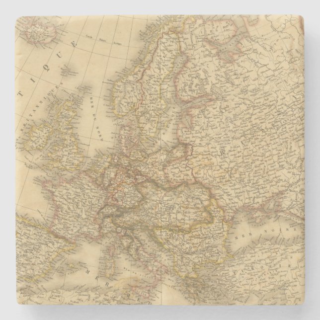 Posavasos De Piedra Suecia, Noruega, y Demark (Anverso)