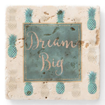 Sueño de piña blanca de Aqua turquesa