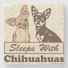 Posavasos De Piedra Sueños con las chihuahuas