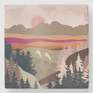 Posavasos De Piedra Summer Geese