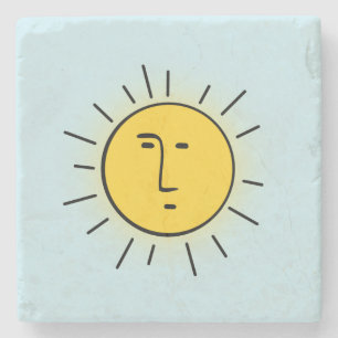 Posavasos De Piedra Sun