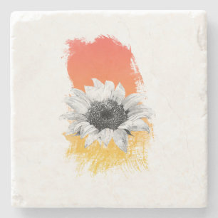Posavasos De Piedra Sunflower