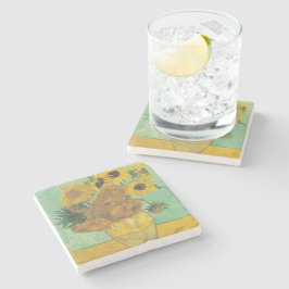 Posavasos De Piedra Sunflowers de Vincent Van Gogh